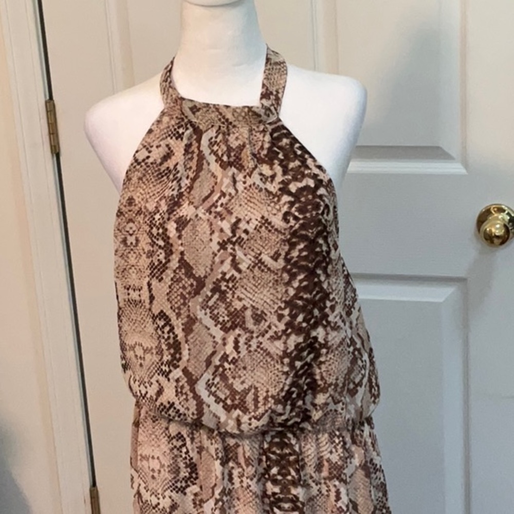 UNBRANDED TIEBACK MAXI DRESS SIZE LARGE